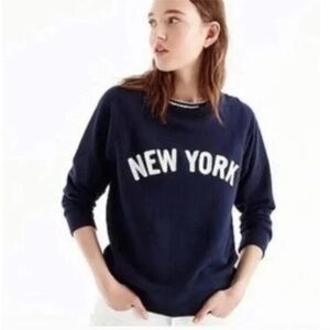 J.crew- Navy blue sweat shirt